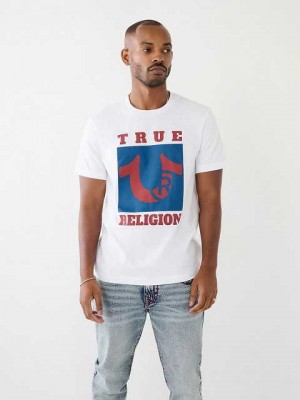 True Religion True Logo T-shirt Herr Vita | BVO472083