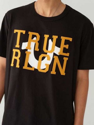 True Religion True Relaxed T-shirt Herr Svarta | EIH284095