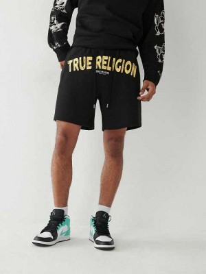 True Religion True Sweat Shorts Herr Svarta | HMK938056