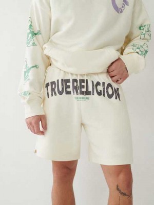 True Religion True Sweat Shorts Herr Vita | AHD302961