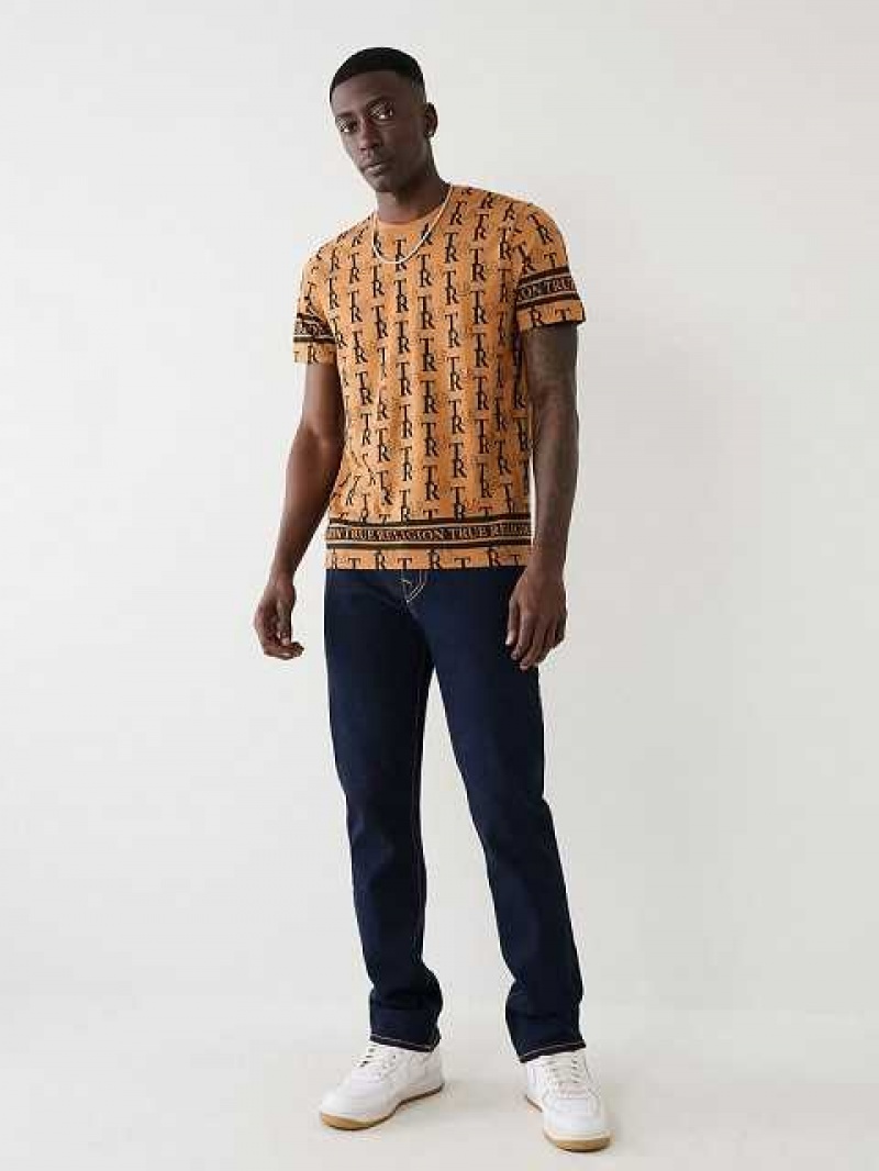 True Religion Allover Print T-shirt Herr Bruna | RFQ304582