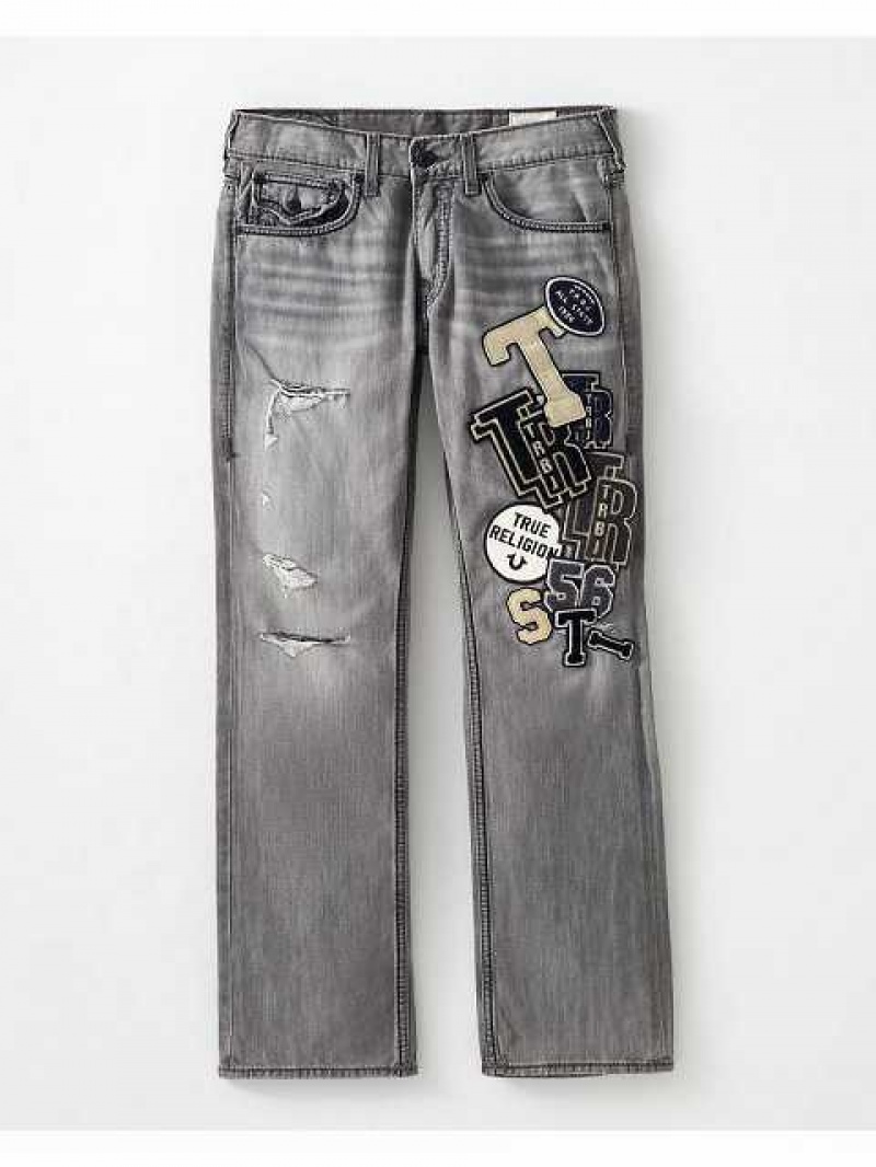 True Religion Archive Ricky Straight Jeans Herr Grå | FIG163820