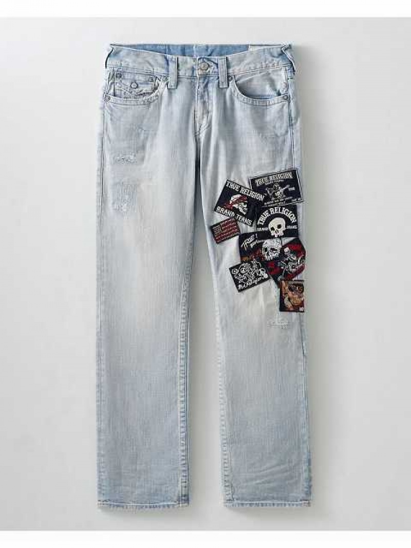 True Religion Archive Ricky Straight Jeans Herr Ljusblå | HAW325947