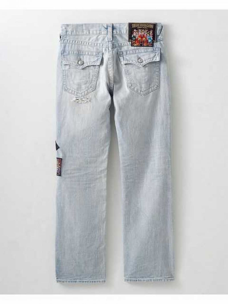 True Religion Archive Ricky Straight Jeans Herr Ljusblå | HAW325947