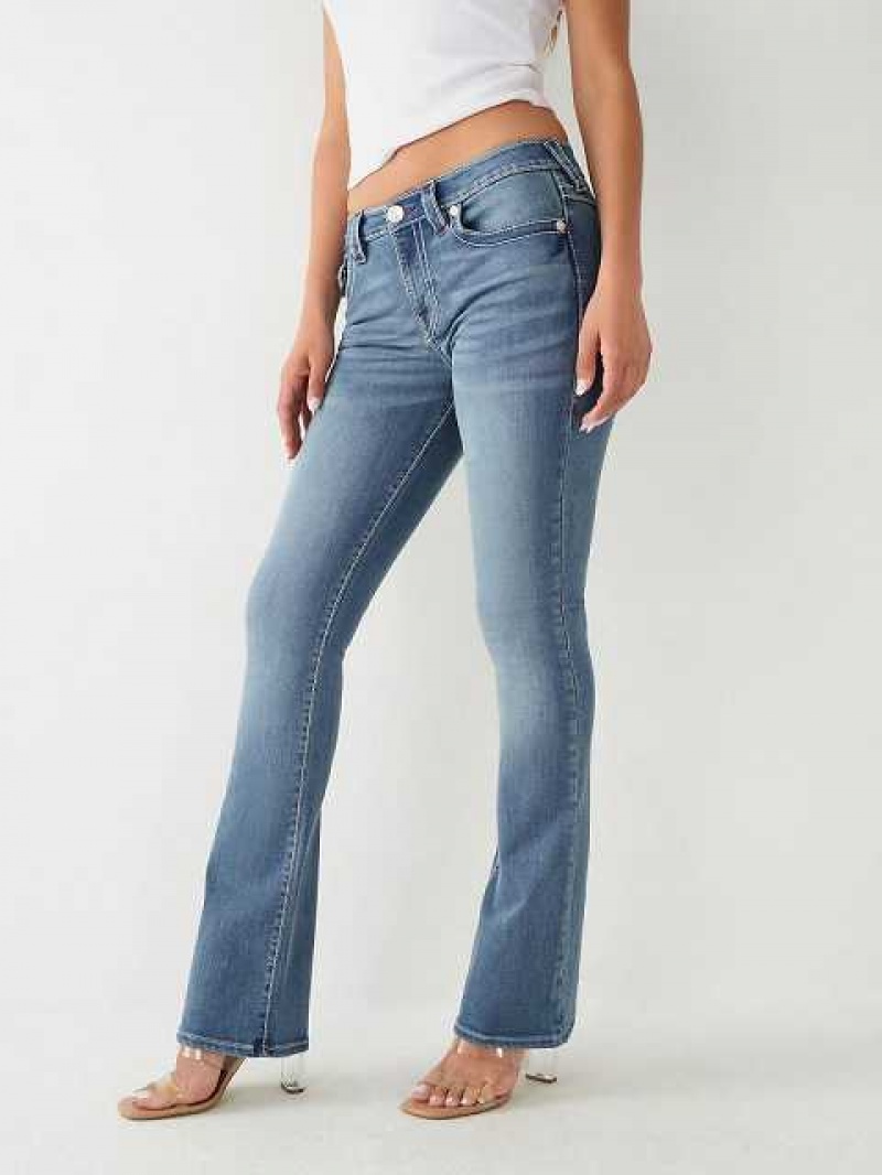 True Religion Becca Big T Stitch Bootcut Jeans Dam Tvätt | PGK059362