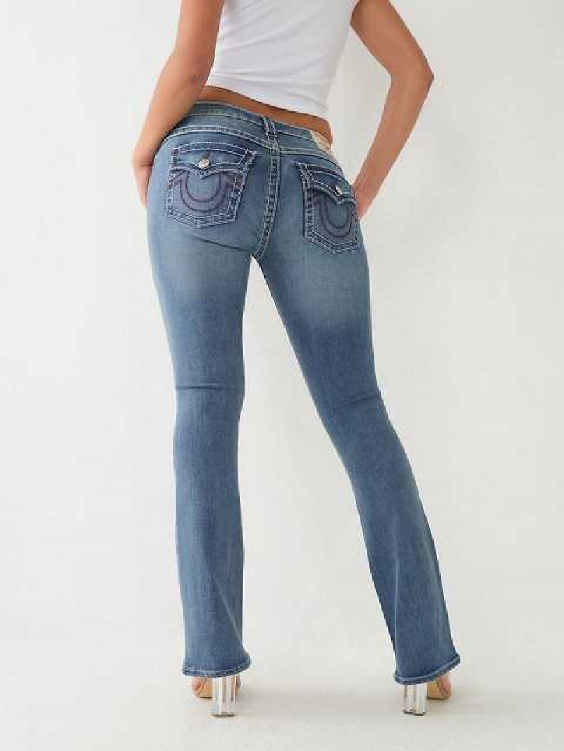 True Religion Becca Big T Stitch Bootcut Jeans Dam Tvätt | PGK059362