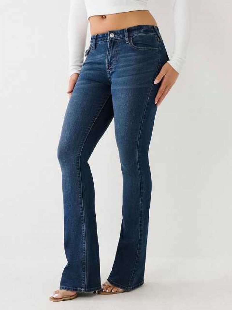 True Religion Becca Bootcut Jeans Dam Marinblå | AKX985742