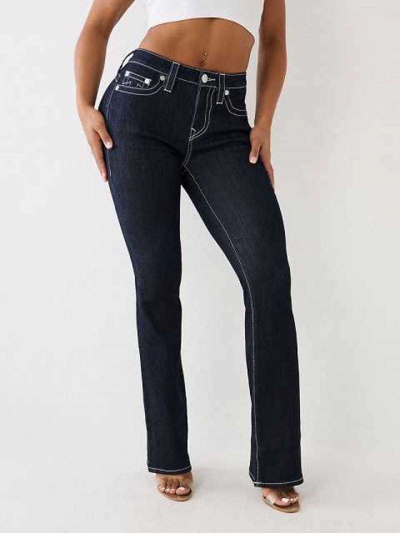 True Religion Becca Mid-rise Bootcut Jeans Dam Body Rinse | SKN861723