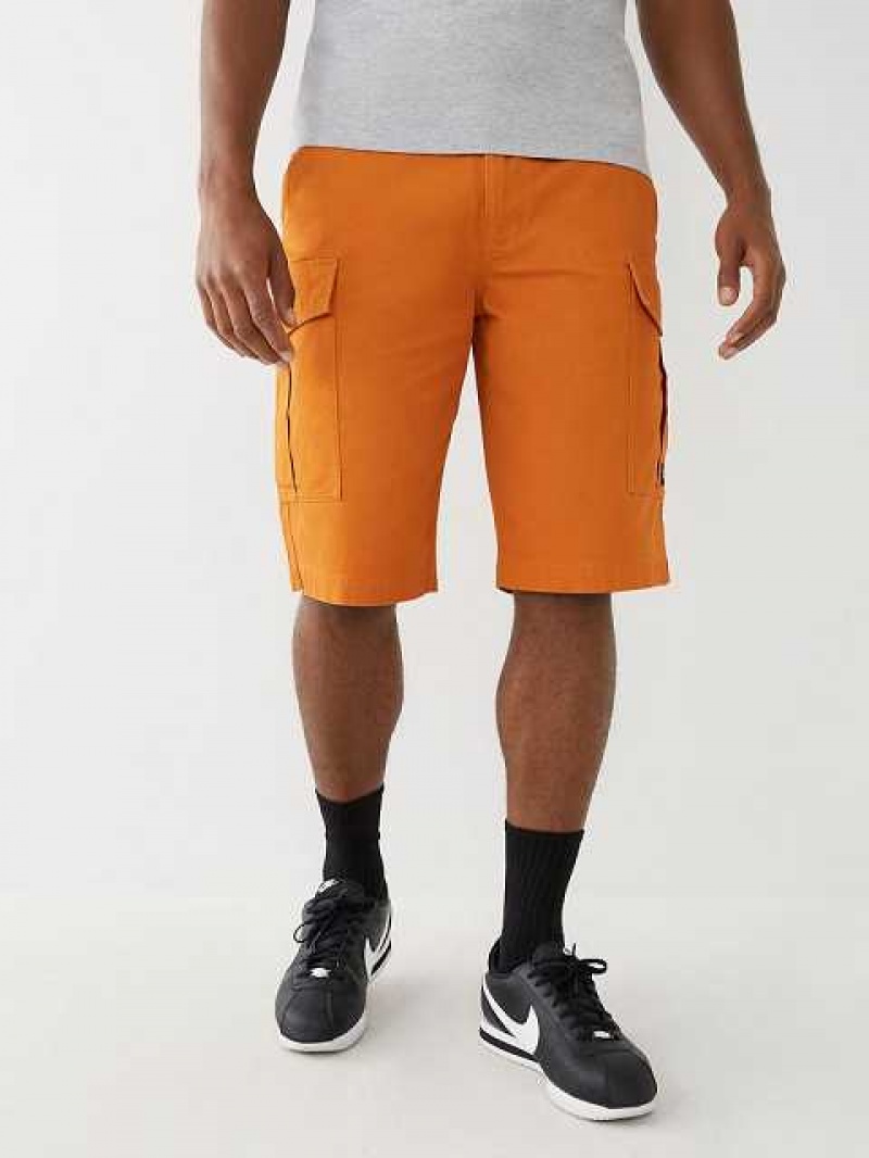 True Religion Big T Shorts Herr Orange | QIT671025