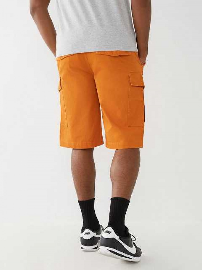 True Religion Big T Shorts Herr Orange | QIT671025