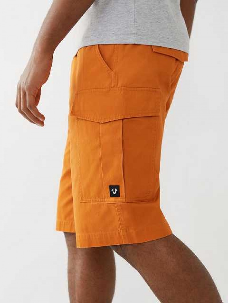 True Religion Big T Shorts Herr Orange | QIT671025