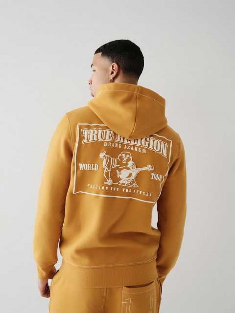 True Religion Big T Zip Hoodie Herr Vita | TQX896541