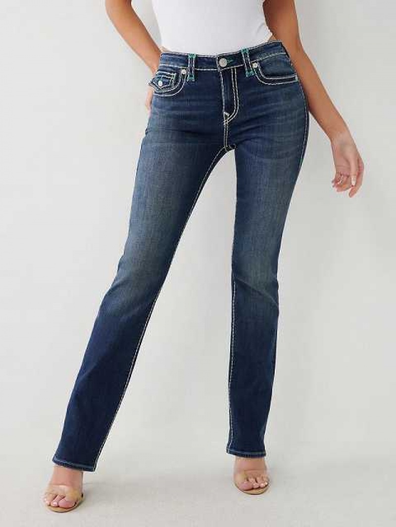 True Religion Billie Straight Jeans Dam Aizome | MJB127458