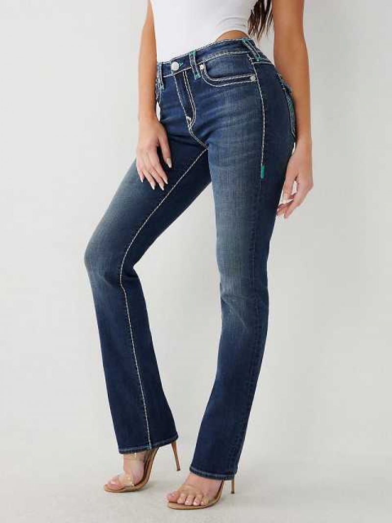 True Religion Billie Straight Jeans Dam Aizome | MJB127458