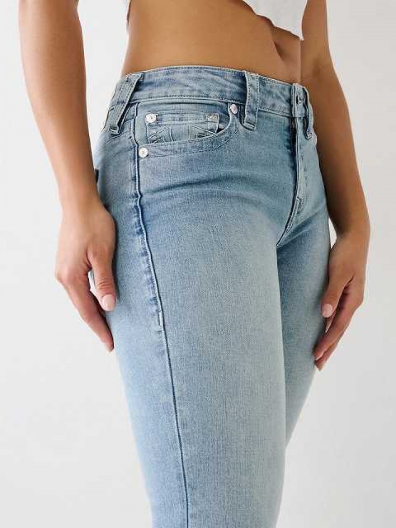 True Religion Billie Straight Jeans Dam Blå | DHE206549