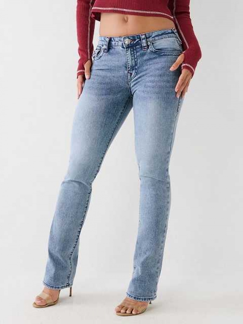 True Religion Billie Straight Jeans Dam Ljustvätt | AUQ320967