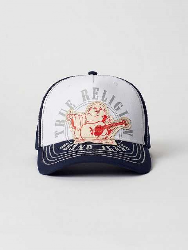 True Religion Buddha Logo Hatt Unisex Marinblå Blå | LDZ937512