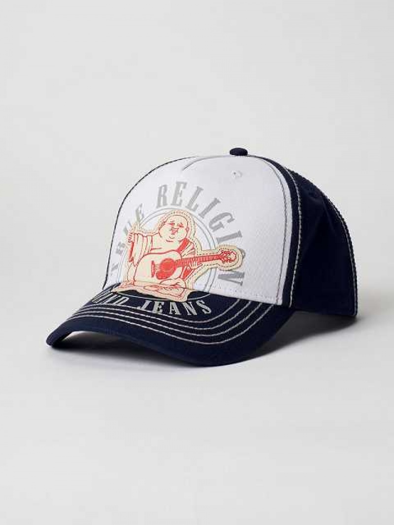 True Religion Buddha Logo Hatt Unisex Marinblå Blå | LDZ937512