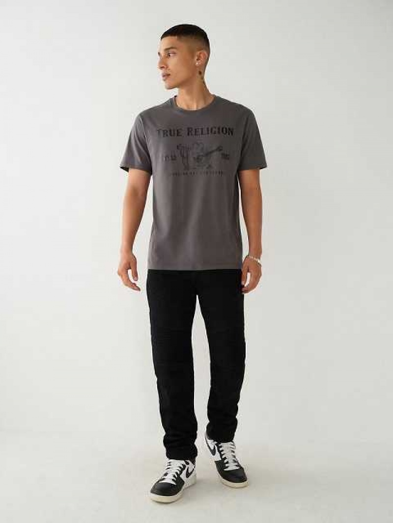 True Religion Buddha Logo T-shirt Herr Grå | PUL071465