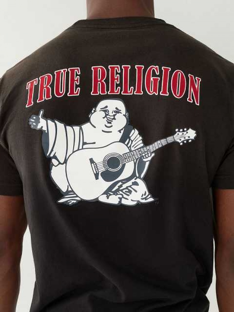 True Religion Buddha Logo T-shirt Herr Svarta | ZIV058367