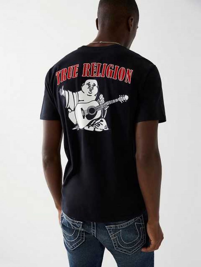 True Religion Buddha Logo T-shirt Herr Svarta | OFS512803