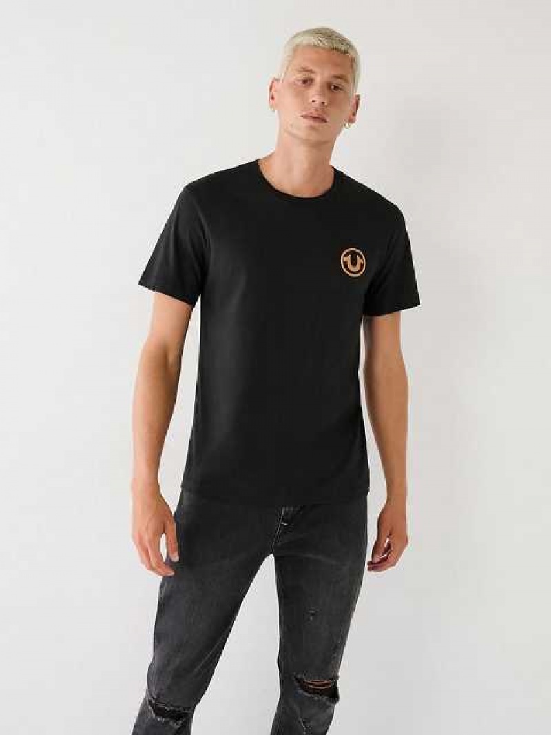 True Religion Buddha Logo T-shirt Herr Svarta | GUL249618