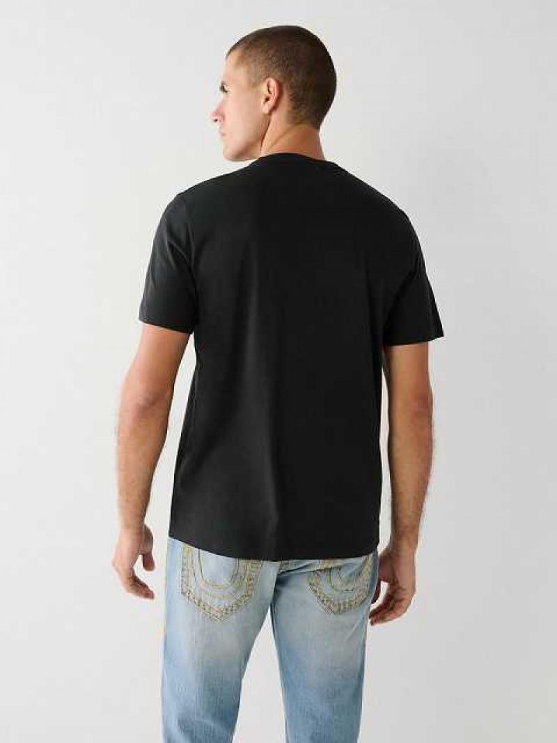 True Religion Buddha Logo T-shirt Herr Svarta | ZQY657419