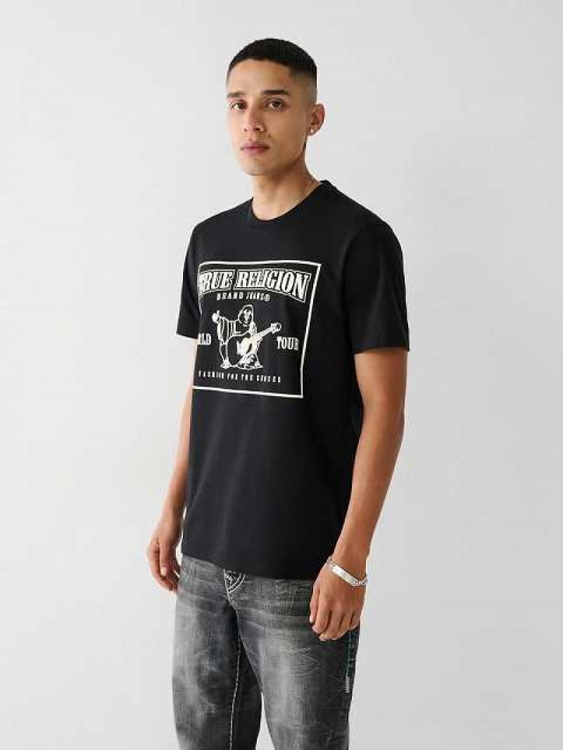 True Religion Buddha Logo T-shirt Herr Svarta | LPH104768