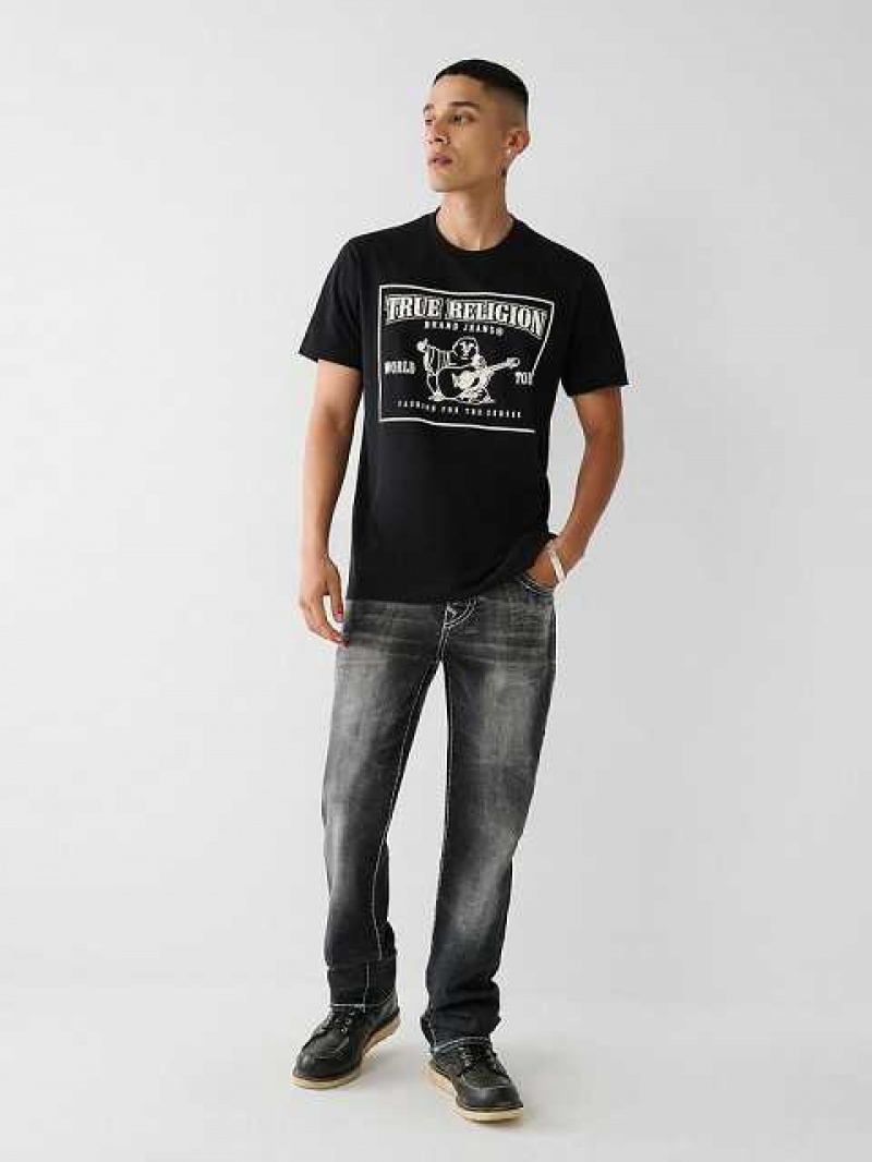 True Religion Buddha Logo T-shirt Herr Svarta | LPH104768