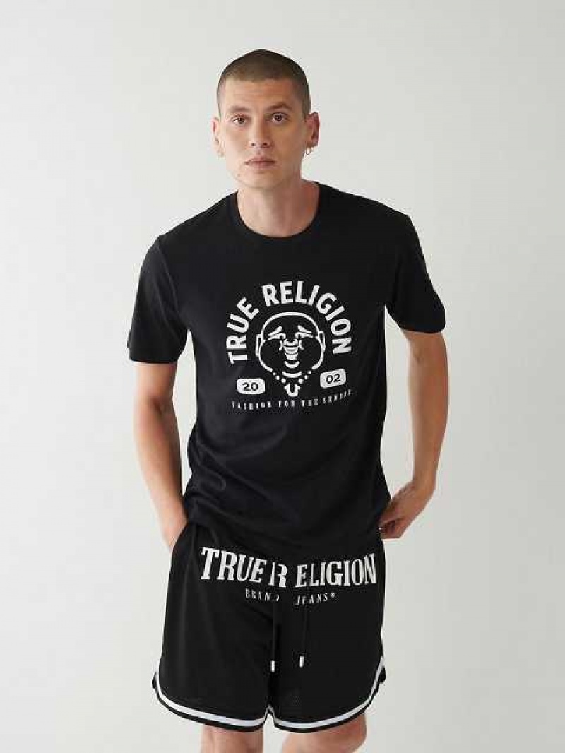 True Religion Buddha Logo T-shirt Herr Svarta | RQI452768