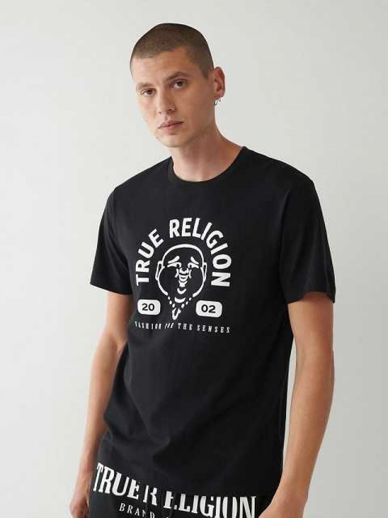 True Religion Buddha Logo T-shirt Herr Svarta | RQI452768