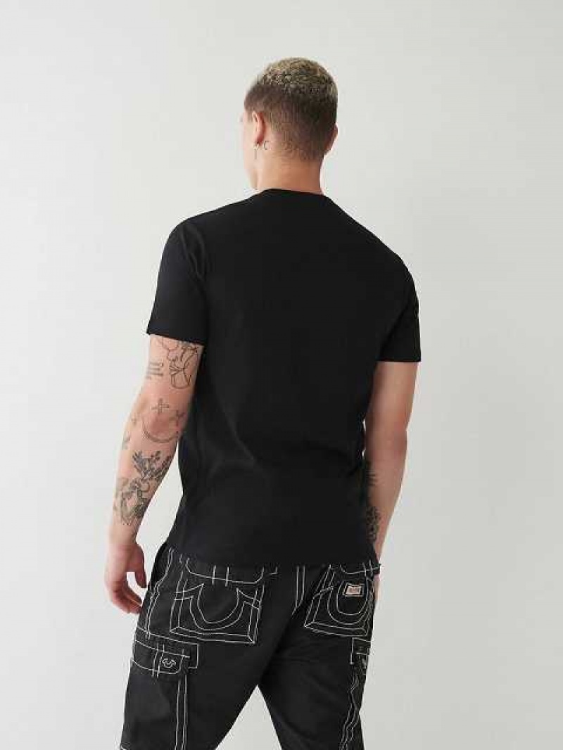 True Religion Buddha Logo T-shirt Herr Svarta | TPF214956