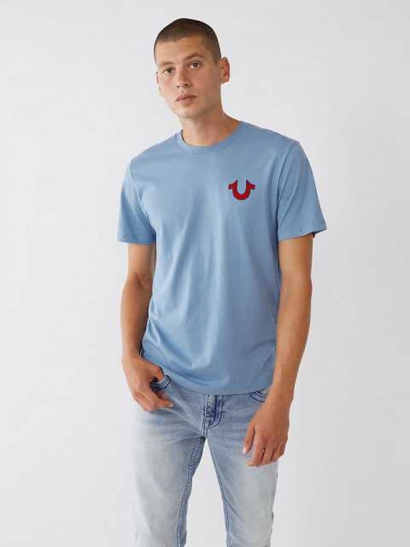 True Religion Buddha Logo T-shirt Herr Turkos | UPW379150