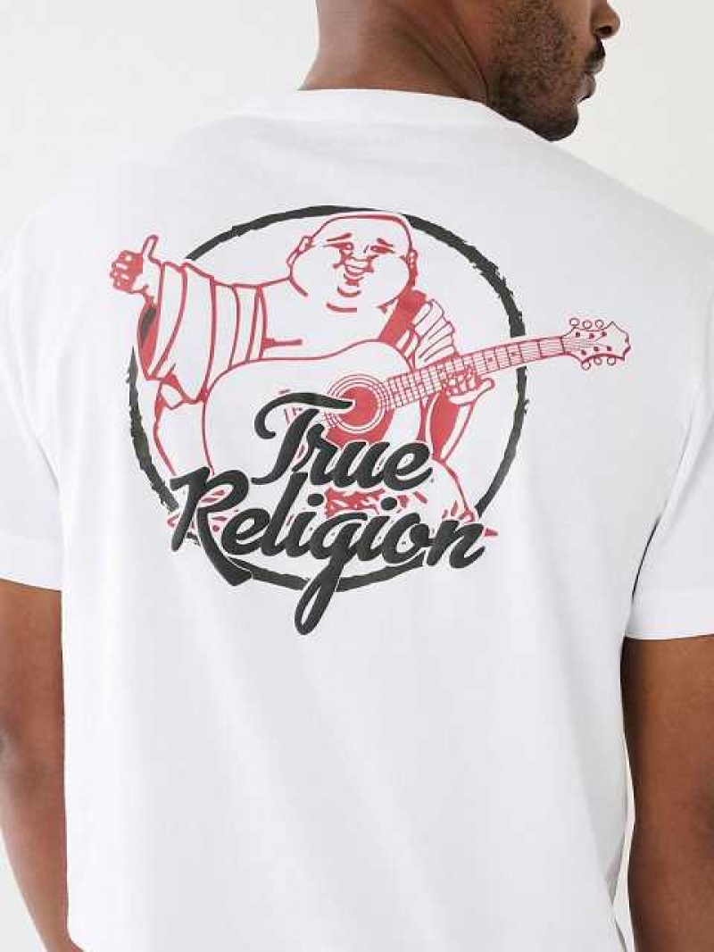 True Religion Buddha Logo T-shirt Herr Vita | LMW437095