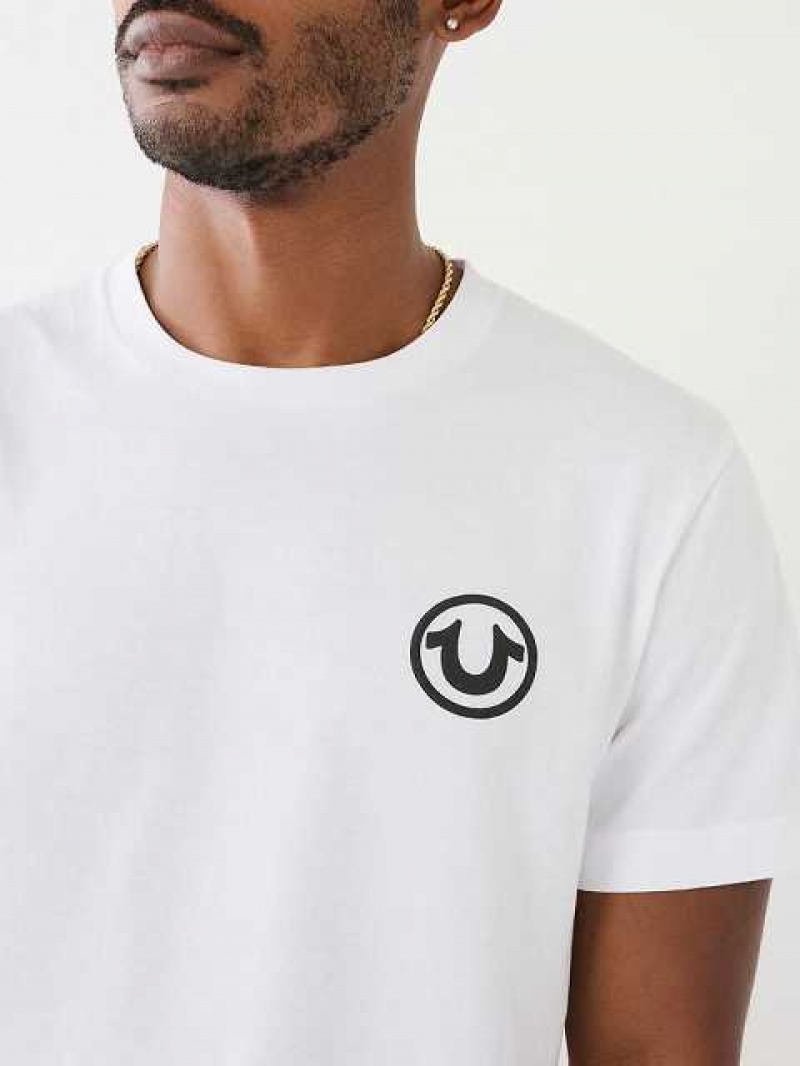 True Religion Buddha Logo T-shirt Herr Vita | LMW437095