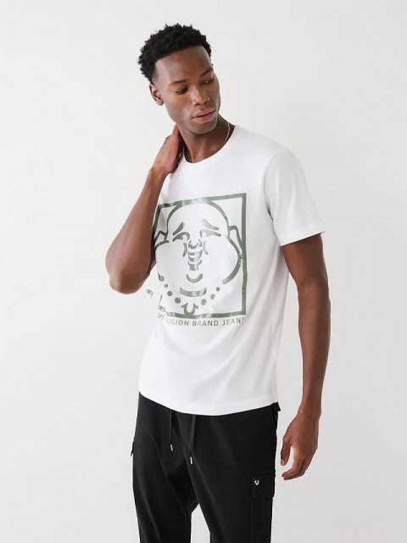 True Religion Buddha Logo T-shirt Herr Vita | NEP360712