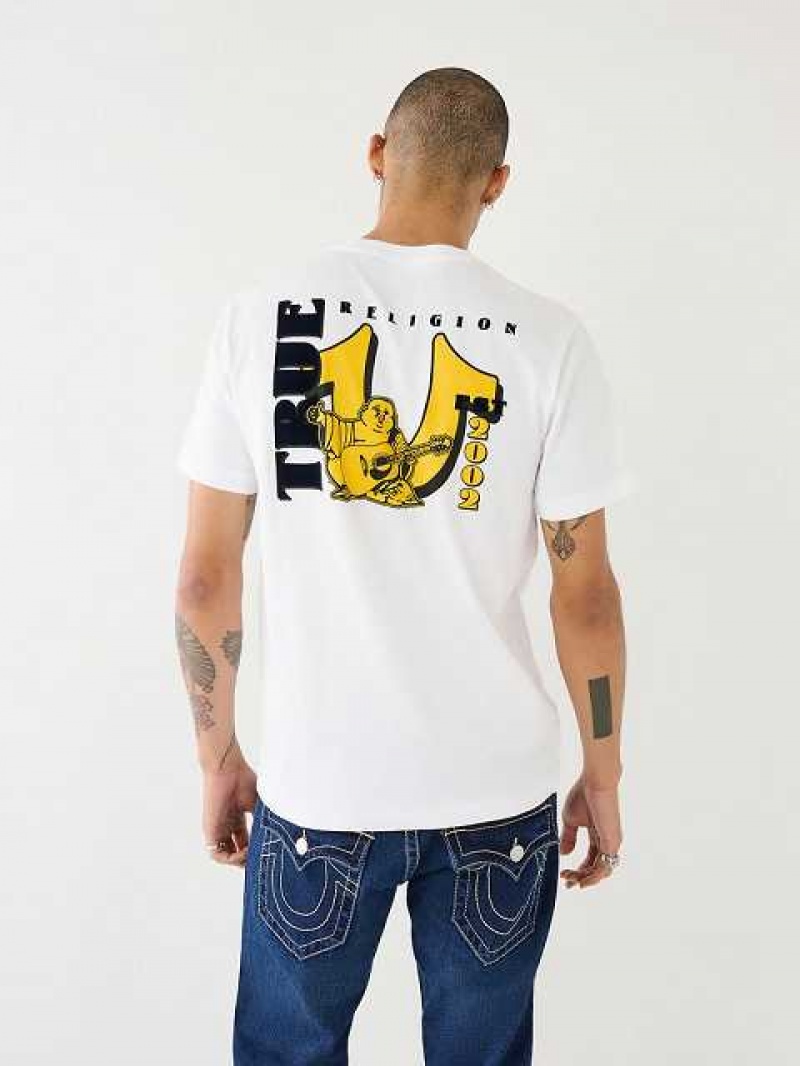 True Religion Buddha Logo T-shirt Herr Vita | TOY861257