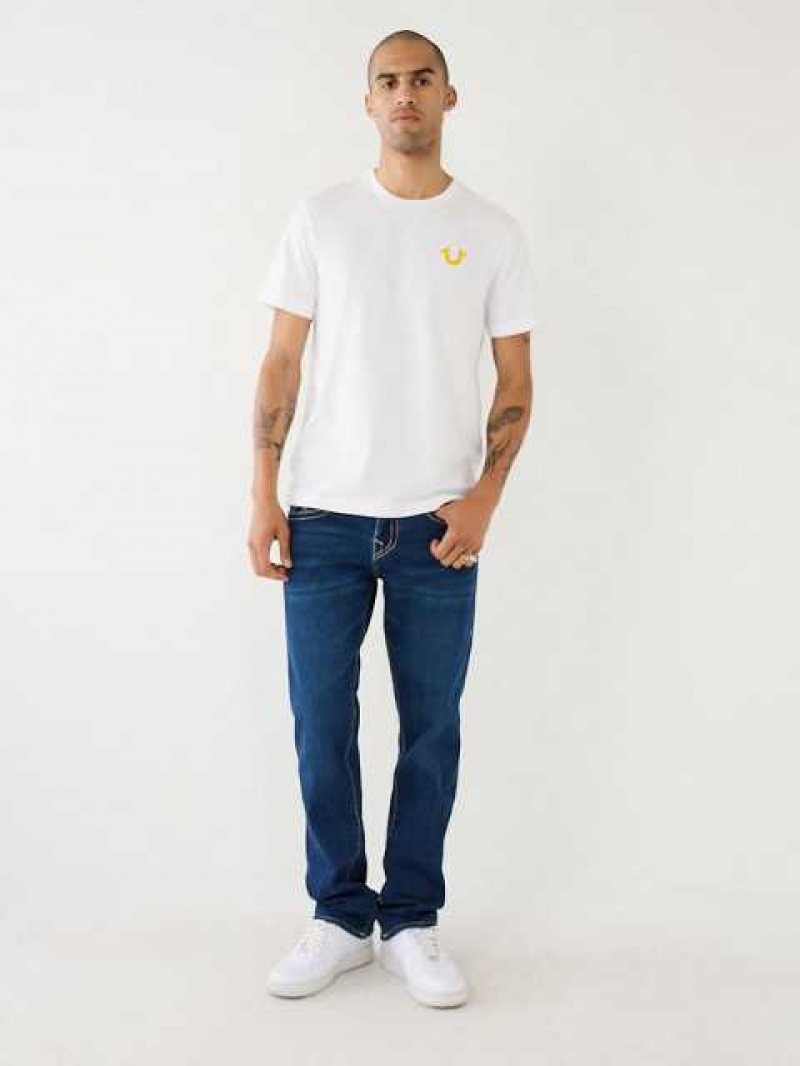 True Religion Buddha Logo T-shirt Herr Vita | TOY861257