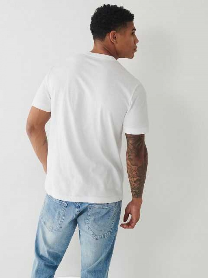 True Religion Buddha Logo T-shirt Herr Vita | IUM308641