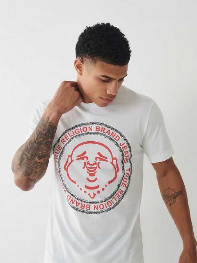 True Religion Buddha Logo T-shirt Herr Vita | IUM308641