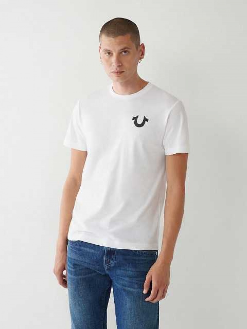 True Religion Buddha Logo T-shirt Herr Vita | JRL965712