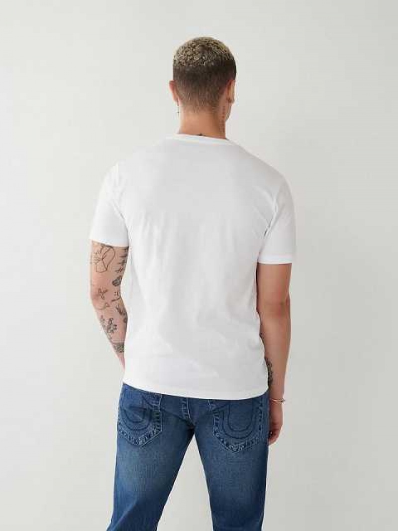 True Religion Buddha Logo T-shirt Herr Vita | ANX308294