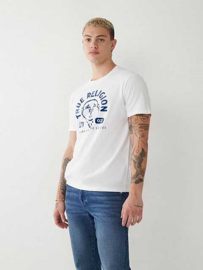 True Religion Buddha Logo T-shirt Herr Vita | ANX308294