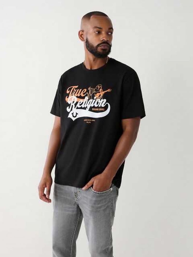 True Religion Buddha Relaxed T-shirt Herr Svarta | UAQ438106