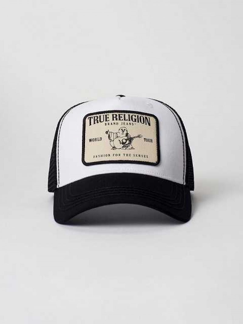 True Religion Buddha Trucker Hatt Unisex Svarta | FLH604813