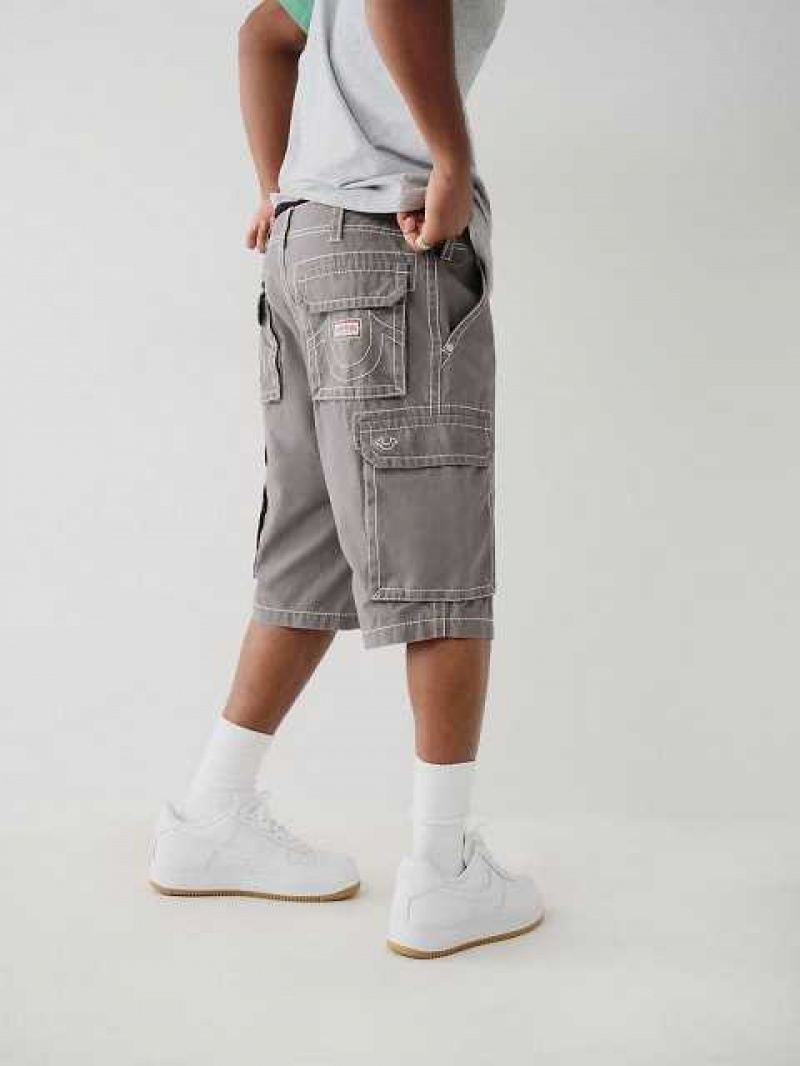 True Religion Cargo Shorts Herr Grå | OKV021957