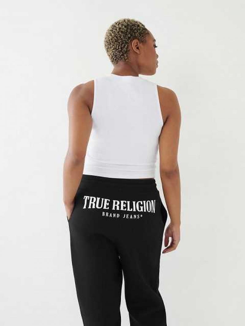 True Religion Crystal Logo Linne Dam Vita | TBL214038