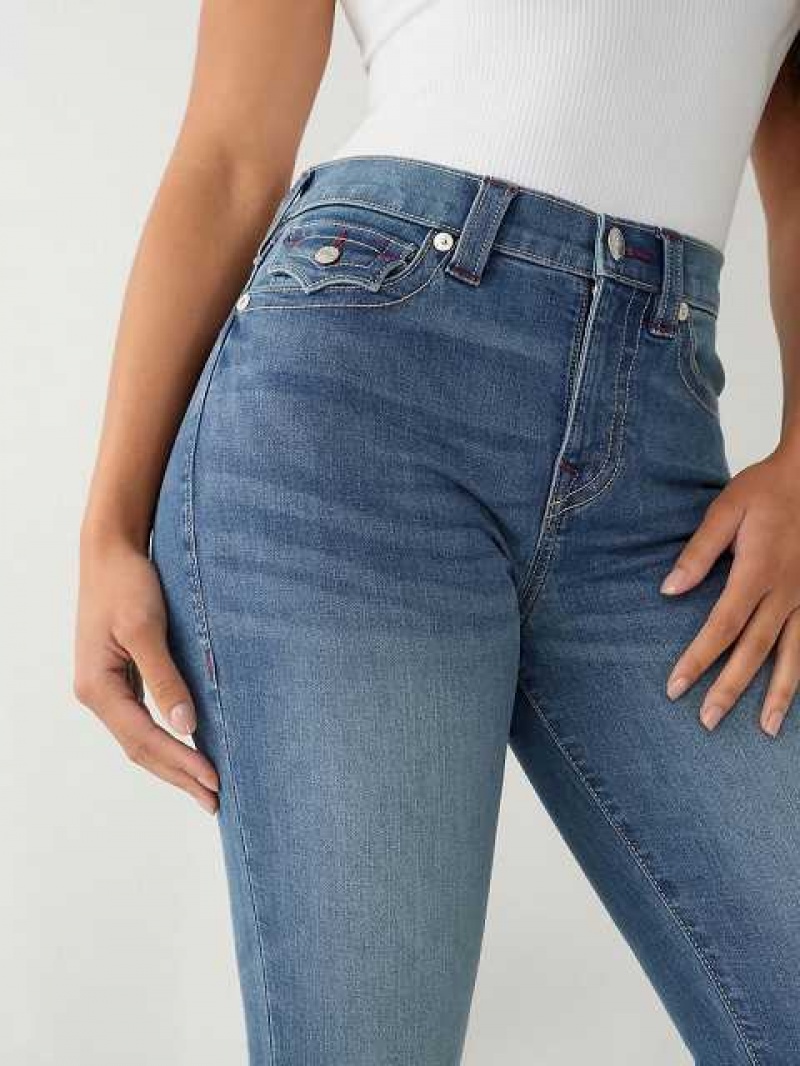 True Religion Halle High Rise Super Skinny Jeans Dam Tvätt | QSZ531704