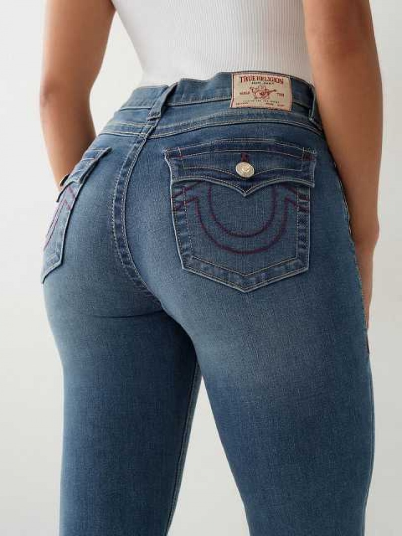 True Religion Halle High Rise Super Skinny Jeans Dam Tvätt | QSZ531704