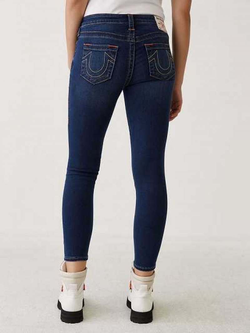 True Religion Halle Mid Rise Super 27